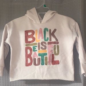 Toddler girls black is beautiful hoody